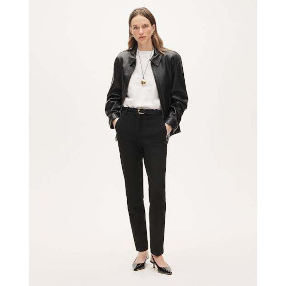 J.Crew Black High-Rise Cameron Pant Four-Season Stretch Size 4 Slim 4 Black